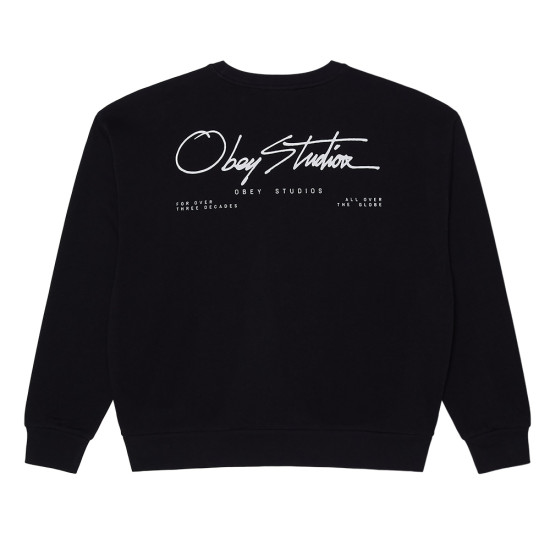 Obey Ανδρικό φούτερ Autograph Crew Fleece